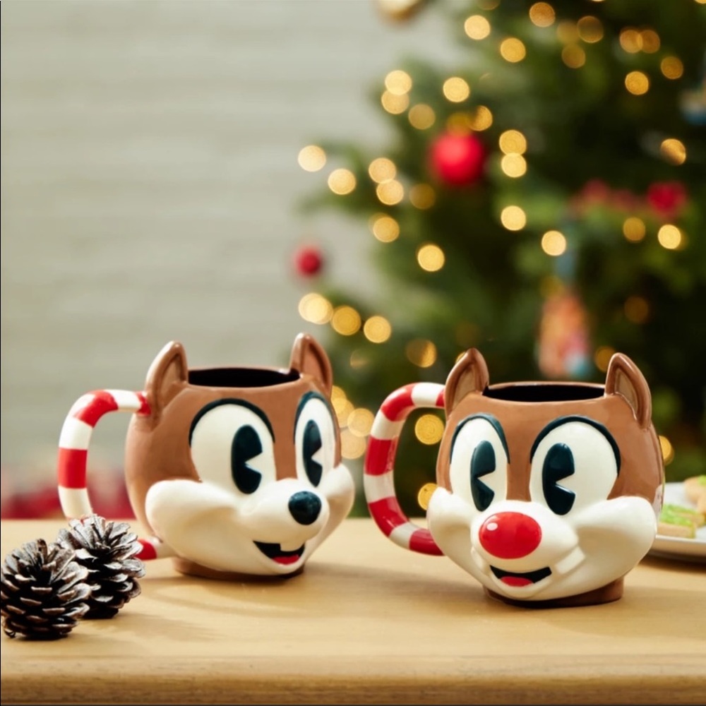 ✨ Disney Chip 'n Dale Holiday Mug Set ✨ NWT